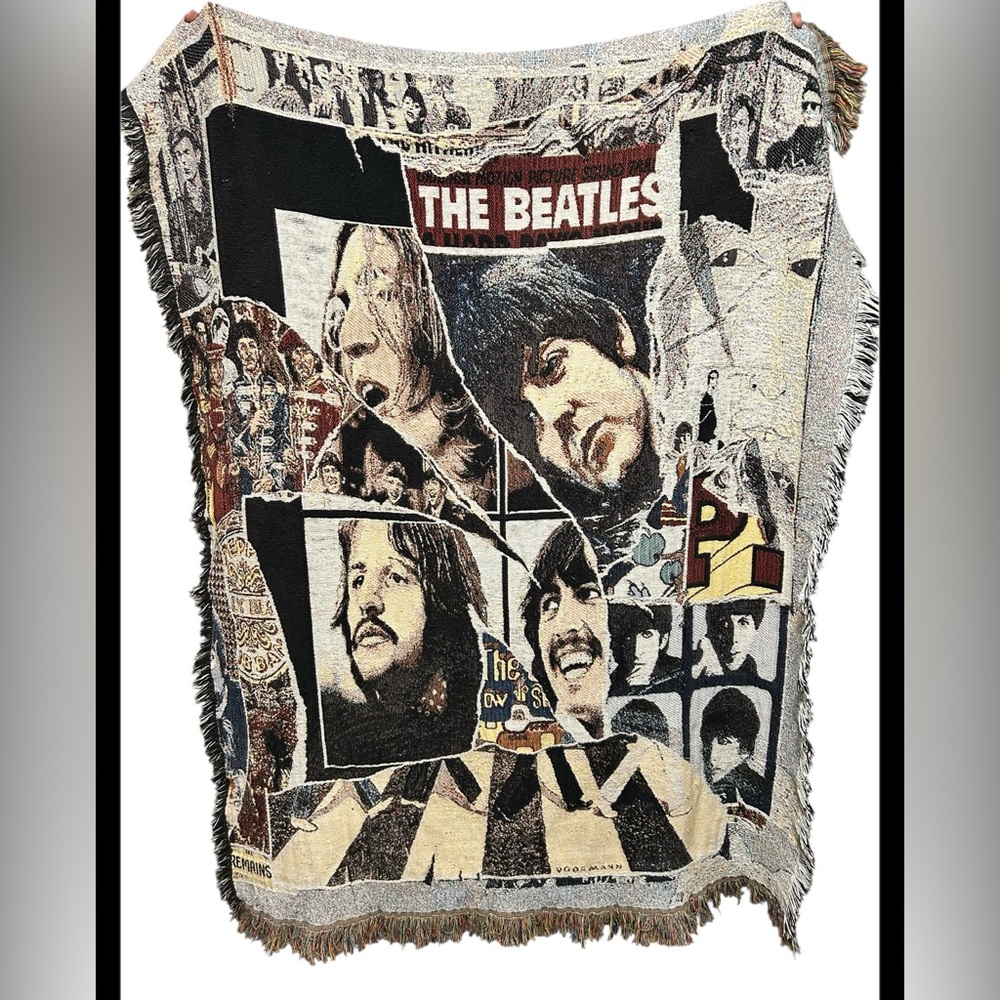 The Beatles’ Compilation Album Anthology 3 Woven Blanket 53x65”